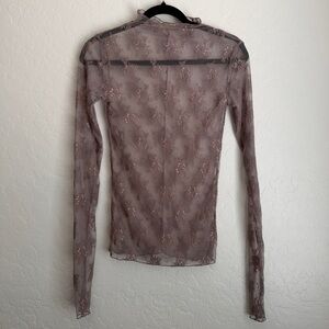 Intimately Free Women's Long Sleeve Lady Lux Layering Top Lavender Gray Small